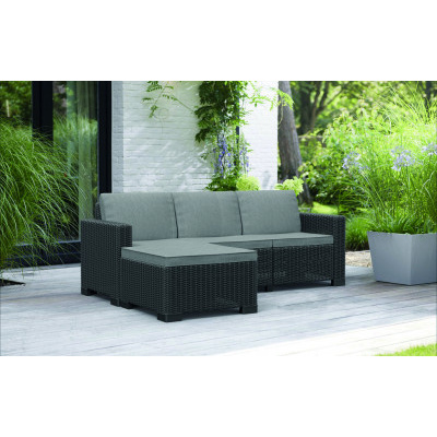 Keter zahradní set California Chaise grafit